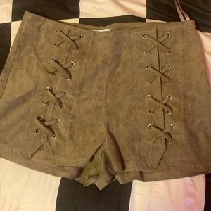 Suade shorts